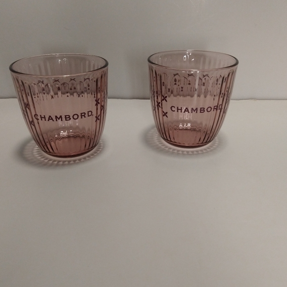 Chambord glass set of 2 Bormioli Italy NWOT - Picture 1 of 7